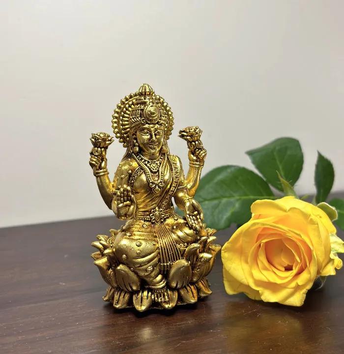 Brass Laxmi Idol